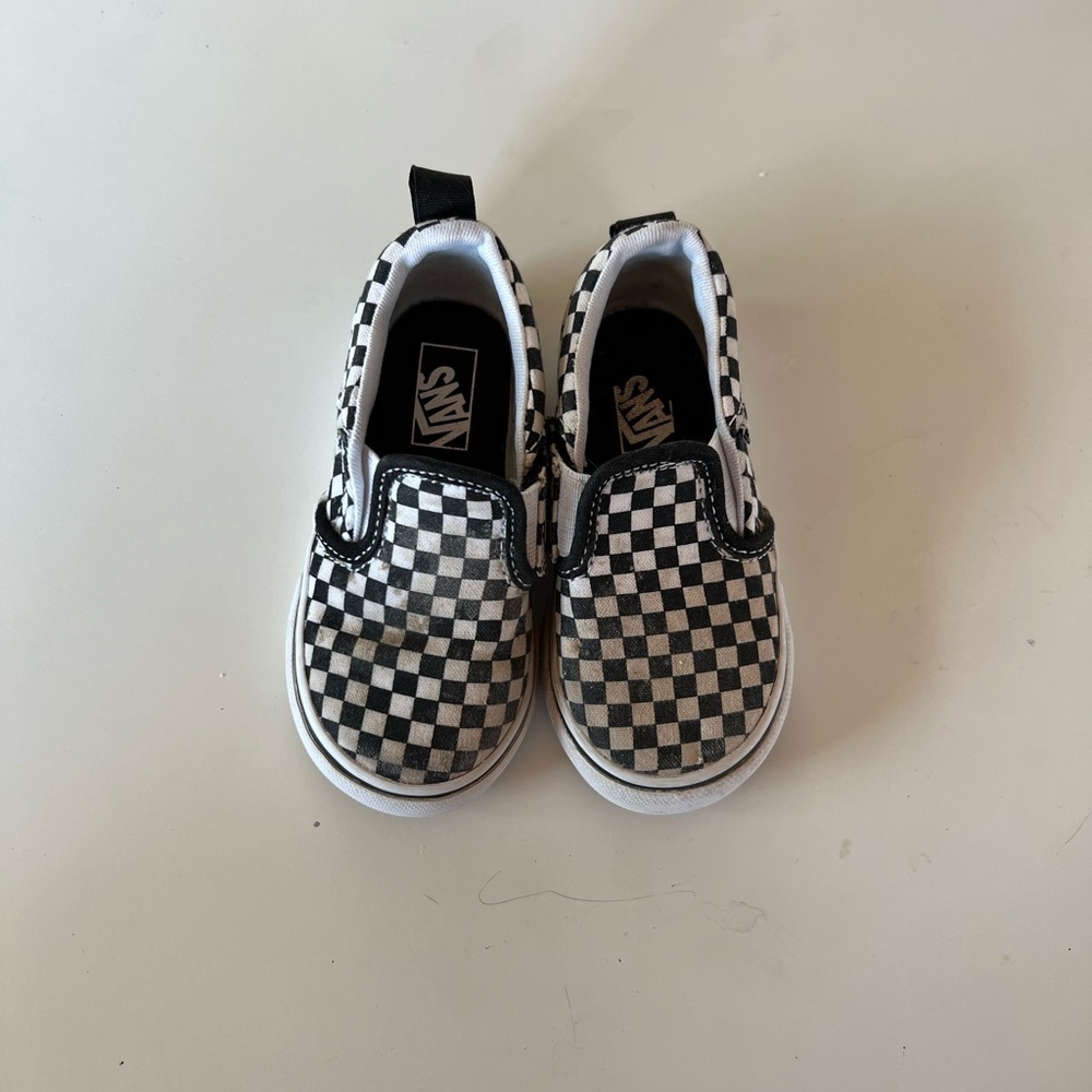 Checkerboard Vans Toddler 6